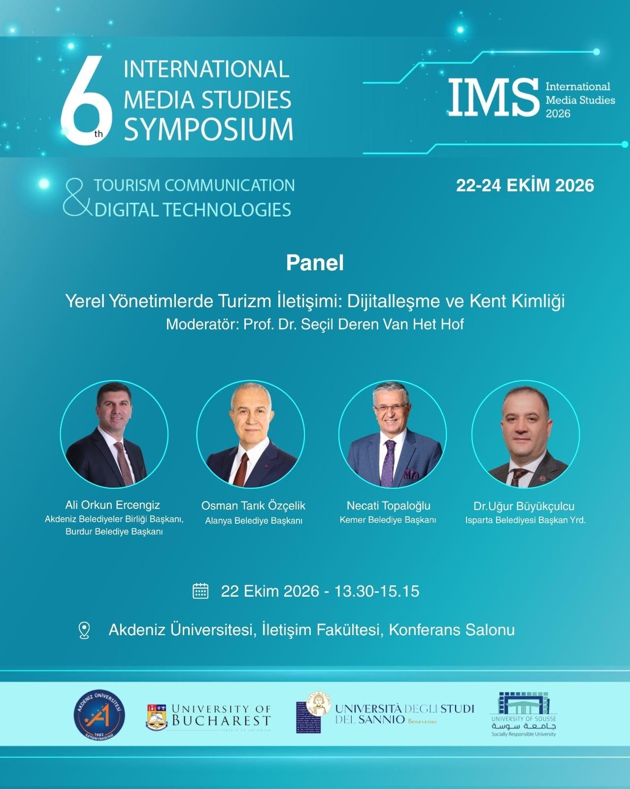 6. Uluslararası Medya Çalışmaları Sempozyumu (IMS 2026)