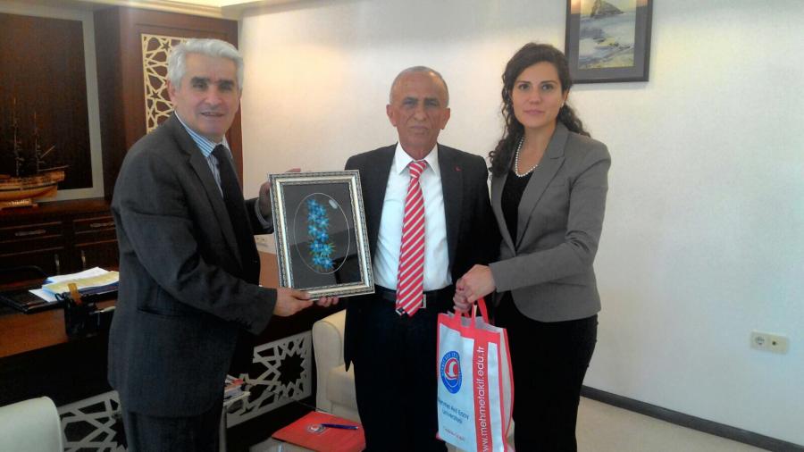 Mehmet Akif Ersoy Üniversitesi Tefenni Meslek Yüksek Okulu Birliğimizi Ziyaret etti.